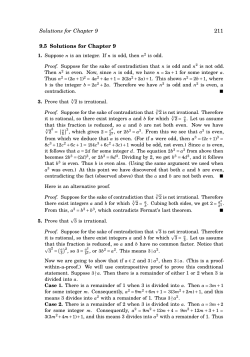 Solutions for Chapter 9 211 9.5 Solutions for