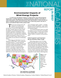 Environmental Impacts of Wind