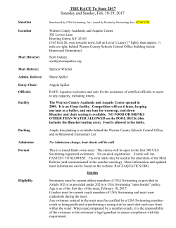 2017 Race to State Meet Information