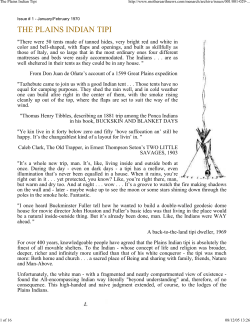 the plains indian tipi - SimplyDifferently.org