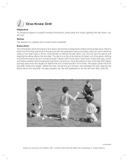 One-Knee Drill - Pacer Youth Baseball