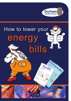 How to lower your energy bills