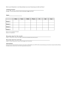Limiting Factor Calendar Here - Brandon Group Fitness