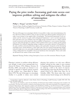 Increasing goal-state access cost improves problem solving and