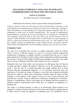 engaging everyday language to enhance comprehension of fraction