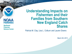 Understanding Impacts on Fishermen and their Families from