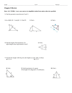 Ch.8 Review HW