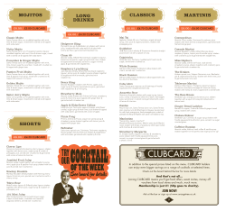 Cocktails.old - the Orange tree group