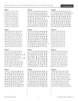 answer key - Remedia Publications