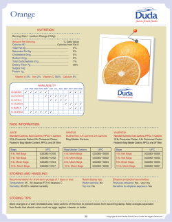 Orange - Duda Farm Fresh Foods
