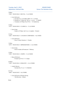 Program 2017 - St. Albert Rotary Music Festival