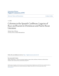 Colorism in the Spanish Caribbean