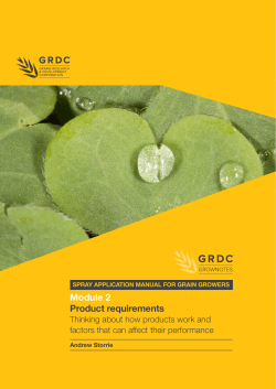 Module 2 Product requirements