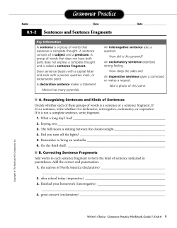 Grammar Practice Workbook