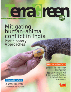 Mitigating human&ndash;animal conflict in India