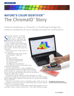 The ChromaID™ Story