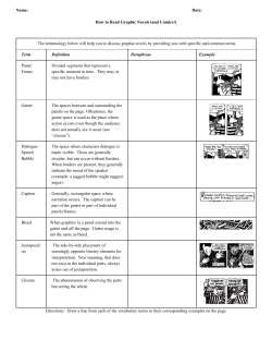 Name: Date: How to Read Graphic Novels (and Comics!) The