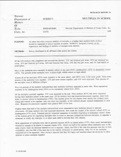 RR06 Multiples in School