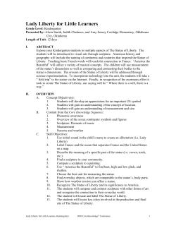 Lady Liberty for Little Learners