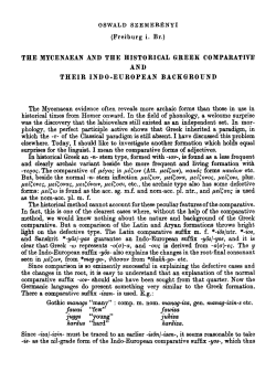 (Freiburg i. Br.) T H E MYCENAEAN AND T H E HISTORICAL