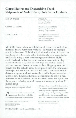 Consolidating and Dispatching Truck Shipments