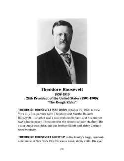 Theodore Roosevelt