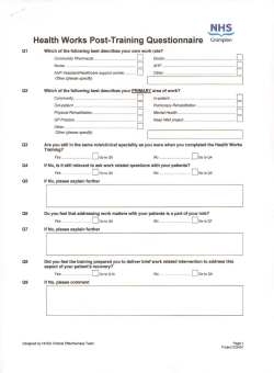 Post - Employability in Scotland
