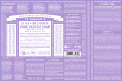 Label - Dr. Bronner`s