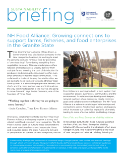 NH Food Alliance - UNH Sustainability Institute