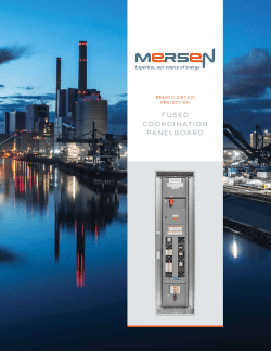 Fuse Coordination Panel Board