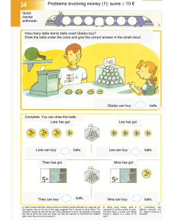 Problems involving money (1): sums &le; 10
