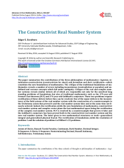 The Constructivist Real Number System