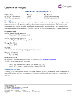 Lenti-X™ HTX Packaging Mix 2