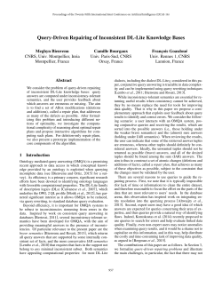 Query-Driven Repairing of Inconsistent DL-Lite Knowledge