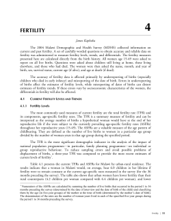 fertility - The DHS Program