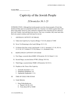 Captivity of the Jewish People
