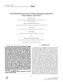The Ultraviolet Environment of Mars