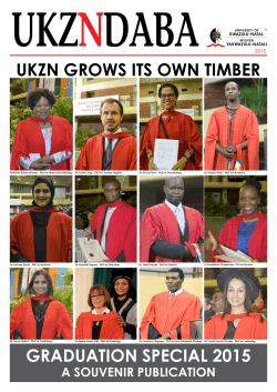 UKZN GROWS ITS OWN TIMBER