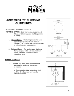 accessibility plumbing guidelines