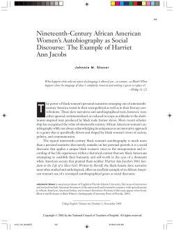 Nineteenth-Century African American Women`s
