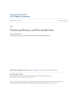 Fraction proficiency and the number line