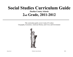 Second Grade - Pinellas County Schools