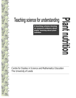 plant nutrition - School of Education &raquo; University of Leeds