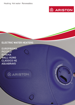 Electric Water Heaters - Ariston