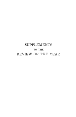 Review of the Year: Appendices (1946-1947)