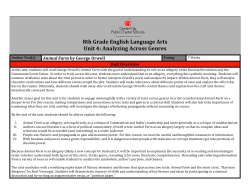 Unit 4: Analyzing Critical Perspectives