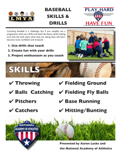 Baseball Drills