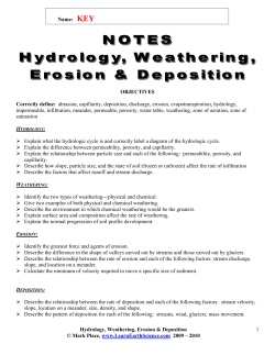 Answer Key - Learn Earth Science