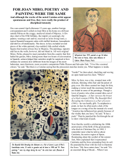 Joan Miro, Smithsonian, Nov93