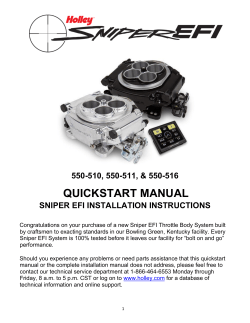 quickstart manual